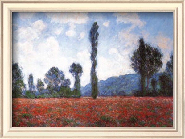 Field Of Poppies-Claude Monet Painting